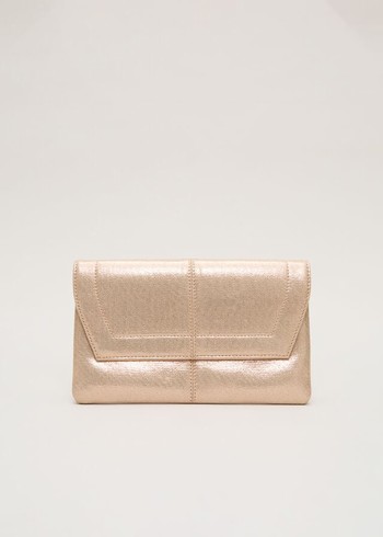 Phase Eight Stitch Square Bags Beige Australia | VE2670381